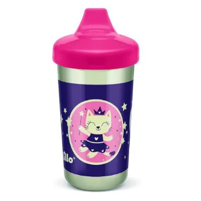 Copo Lillo Glowmax Antivazamento Menina 320ml