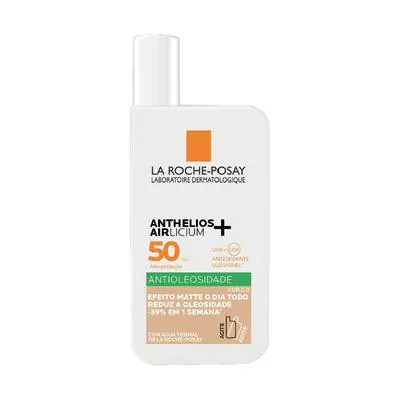 Protetor Solar Facial La Roche Anthelios Airlicium Fluido Antioleosidade Cor 2.0 FPS50 40ml