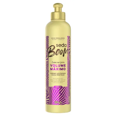 Creme para Pentear Seda Boom Volume Máximo 350 ml
