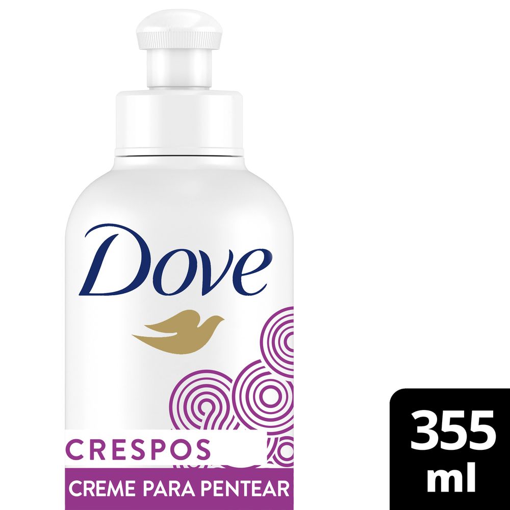 Creme para Pentear Dove Liberdade dos Cabelos Texturas Reais Crespos 355ml