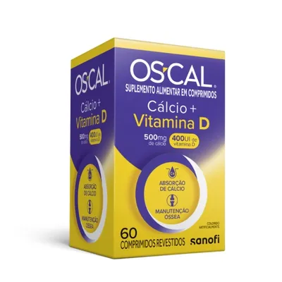 Mobility Oscal D 500Mg + 400Ui 60 Comprimidos preço