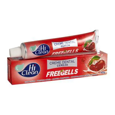 Creme Dental Hi Clean Freegells Cereja 90g