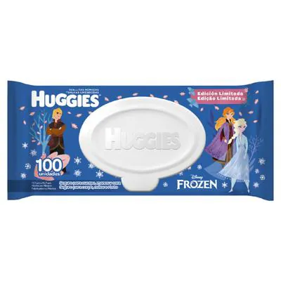Lenço Umedecido Huggies Frozen 100 unidades