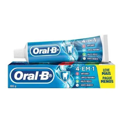 Creme Dental Oral-B 4 em 1 180g