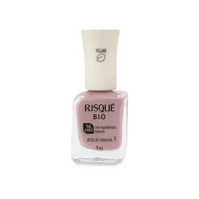 Esmalte Risqué Bio Rosa Cremoso Rosa do Himalaia 9ml