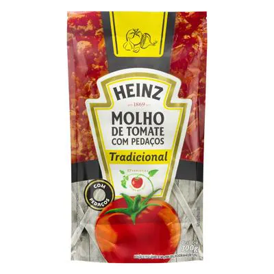Molho de Tomate Heinz com Pedaços Tradicional 300g