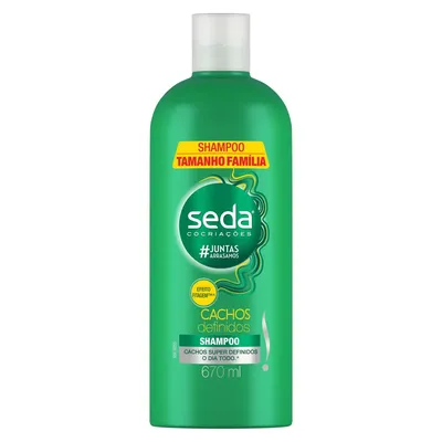 Shampoo Seda Cocriações Cachos Definidos Tamanho Família 670ml