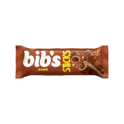 Chocolate Neugebauer Bib's Sticks Avelã 32g