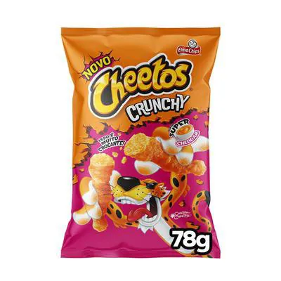 Salgadinho Elma Chips Cheetos Crunchy Cheddar 78g