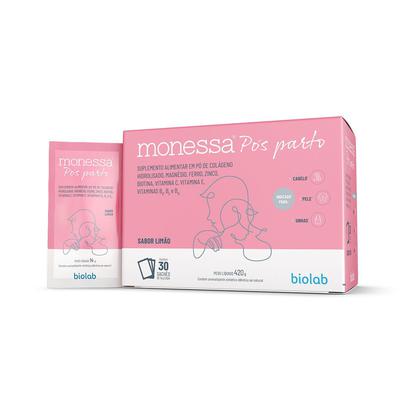 Suplemento Alimentar Monessa Pos Parto Po Limão 14g 30 Sachês