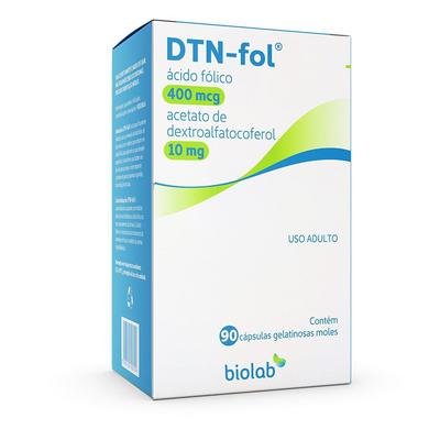 Dtn-Fol 400Mcg + 10mg Com 90 Cápsulas