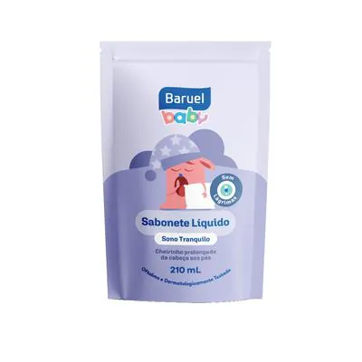 Sabonete Líquido Infantil Refil Baruel Baby Sono Tranquilo 210ml