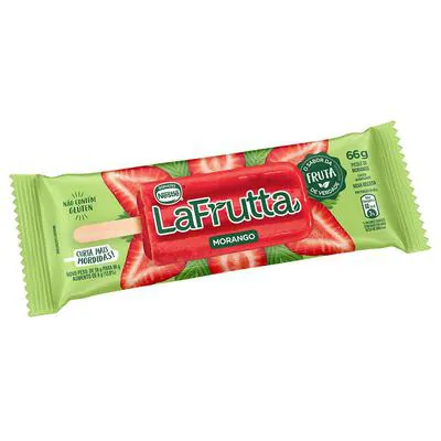 Picolé La Fruta Morango Nestlé 66 gramas