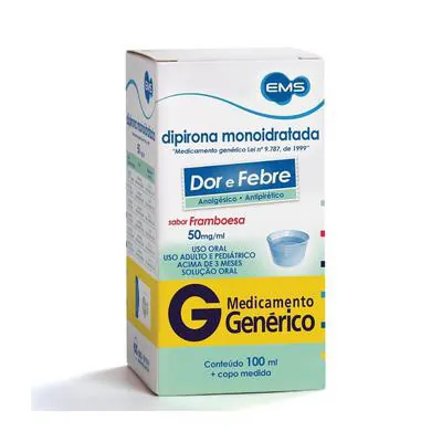 Dipirona Sódica Ems 50mg 100ml