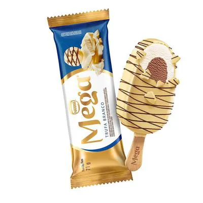 Picolé Mega Trufa Branco Nestlé 71g