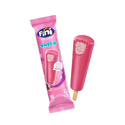 Picolé Fini Tubes Tutti Frutti Azedinho 45g