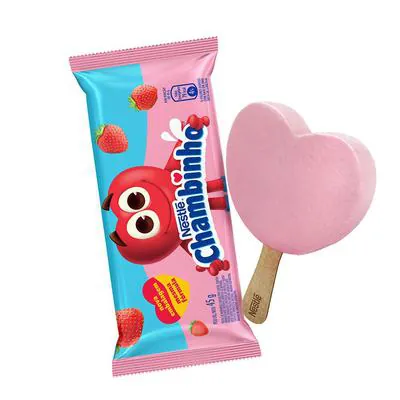 Picolé Nestlé Chambinho Morango 45g