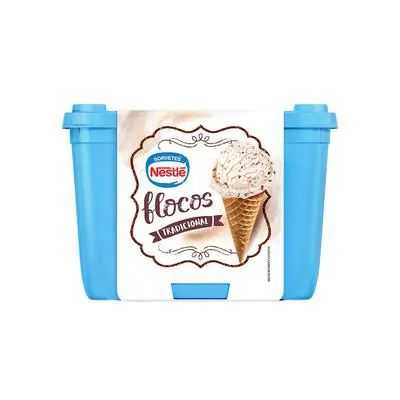 Sorvete Nestlé Flocos Tradicional 1,5L