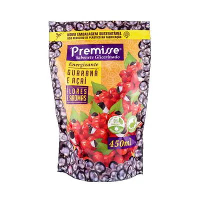 Sabonete Líquido Refil Premisse Guaraná e Açaí 450ml