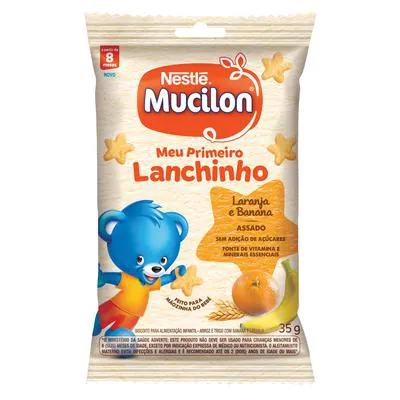 Mucilon Nestlé Snack Laranja e Banana 35 gramas