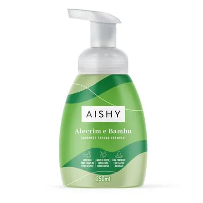 Sabonete em Espuma Aishy Alecrim e Bambu 250ml