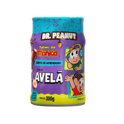 Creme de Amendoim Dr Peaut Turma da Mônica Avelã 300g