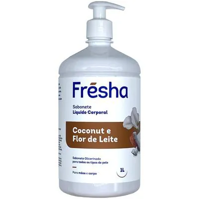 Sabonete Líquido Fresha Coconut e Flor de Leite 1LT