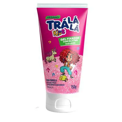 Gel Fixador Tra Lá Lá Kids Glitter 150g