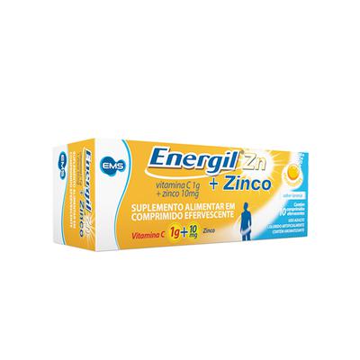 Energil Zinco 1G+10Mg 10 Comprimidos Efervecentes