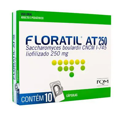 Floratil AT 250mg 10 Cápsulas Gel