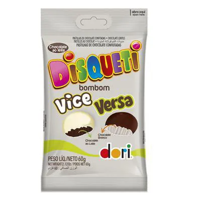 Chocolate Disqueti Bombom Vice Versa 60g