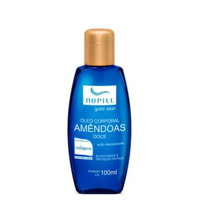 Óleo Corporal Nupill Amendoas Doce Colageno 100ml