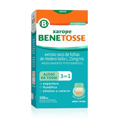 Benetosse Xarope 15mg/ml 100ml