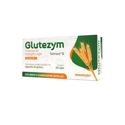 Glutezym 348.000 Protease Maxinutri 20 Cápsulas