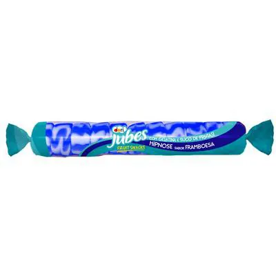 Bala de Goma Dori Jubes Fruit Framboesa Hipnose 48g