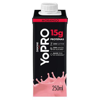 Bebida Lactea Danone YoPro 15g De Proteina Morango 250ml