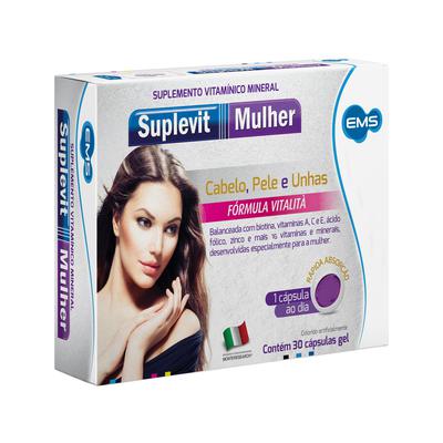 Suplevit Mulher Polivitaminico Cápsulas Gel 30 Comprimidos preço