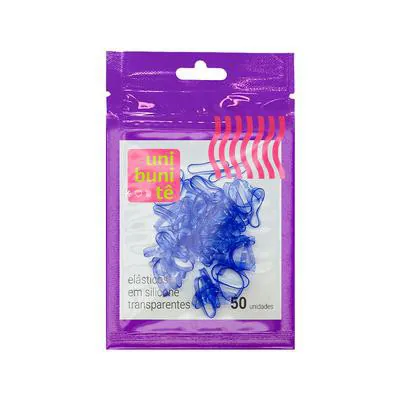 Elástico Uni Buni Tê Silicone Transparente 50 Unidades preço