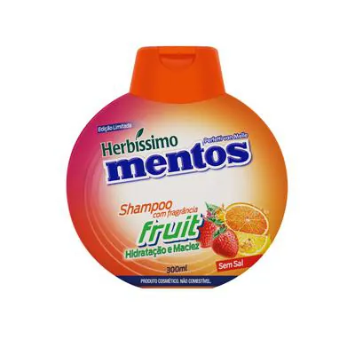 Shampoo Herbíssimo Mentos Fruit 300ml