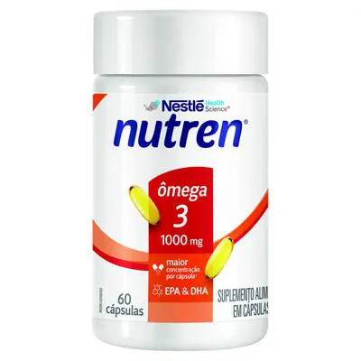 Suplemento Alimentar Nutren Ômega 3 1000mg 60 Cápsulas