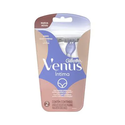 Kit Aparelho Depilação Gillette Venus Íntima 2 Unidades