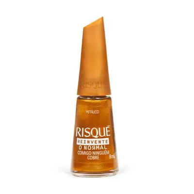 Esmalte Risqué Coleções Reinvente o Normal Comigo Ninguém Cobre 8ml