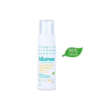 Espuma de Banho Infantil Blumee Cabeça aos Pés 210ml