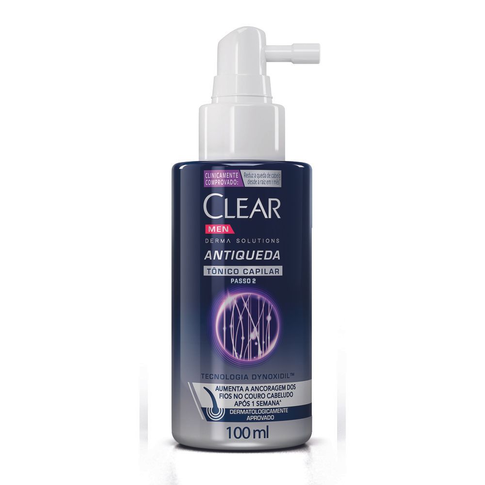 Tônico Capilar Clear Derma Solutions Antiqueda Men 100ml