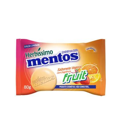 Sabonete Vegetal Herbíssimo Mentos Fruit 80g