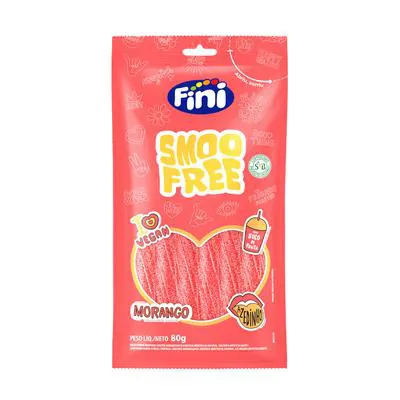 Fini Tubes Morango Citric Smoofre 80g