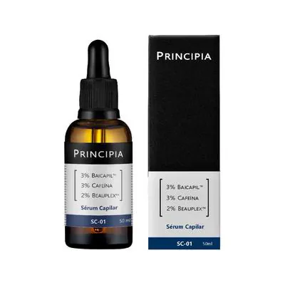 Sérum Capilar Principia 3% Baicapil 3% Cafeína 2% Beauplex 50ml