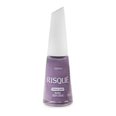 Esmalte Risqué Cremoso Roxo Sem Crise 8ml