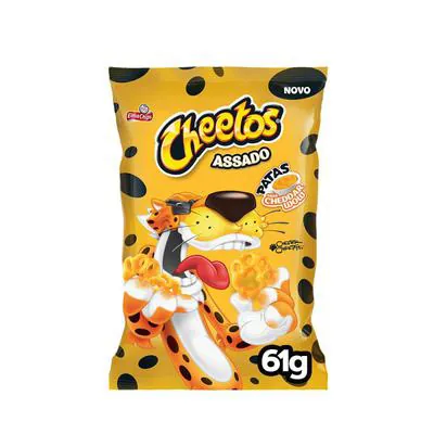 Ofertas de Salgadinho Cheetos Patas com Anitta Cheddar Wow 61g