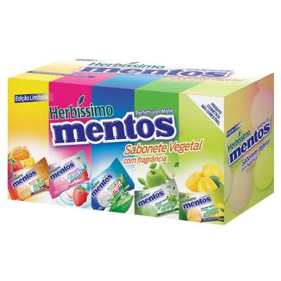 Kit Sabonete Vegetal Herbíssimo Mentos Sortidos 80g 6 unidades